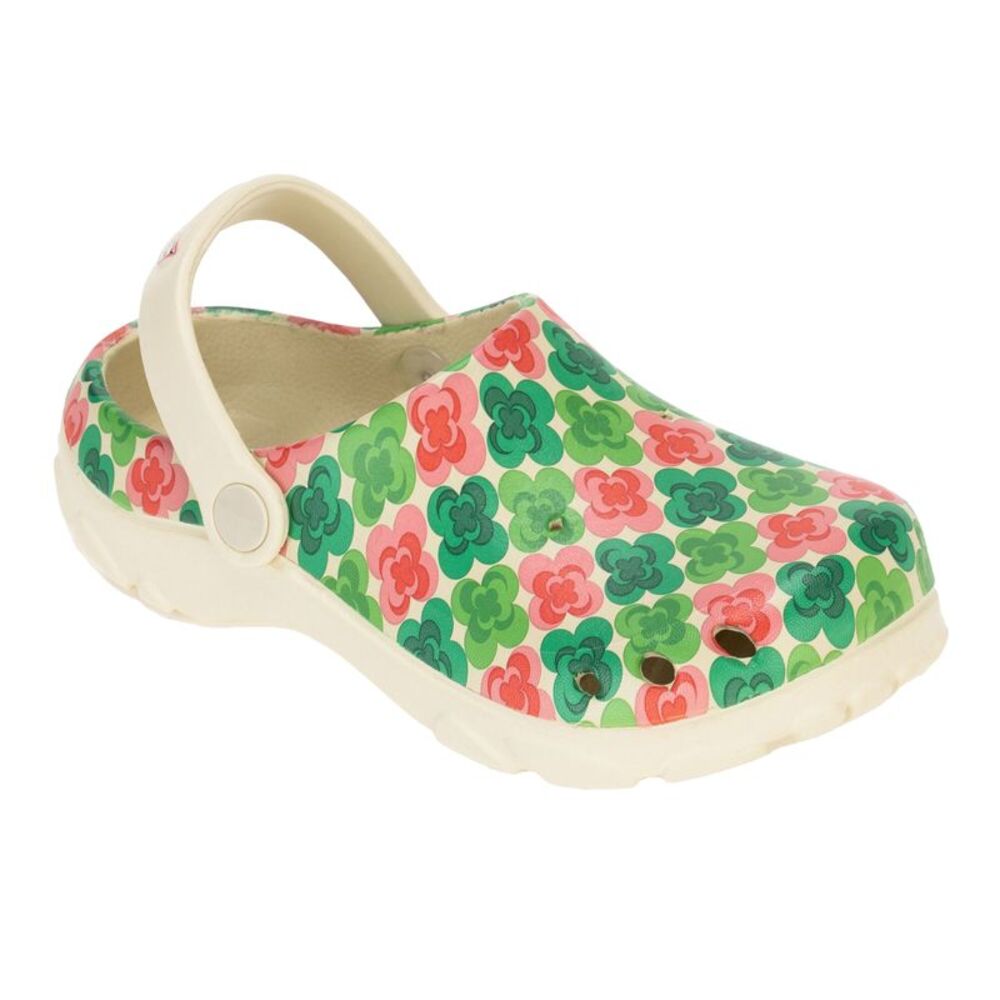 Regatta Childrens/Kids Orla Kiely Flower Clogs / Green